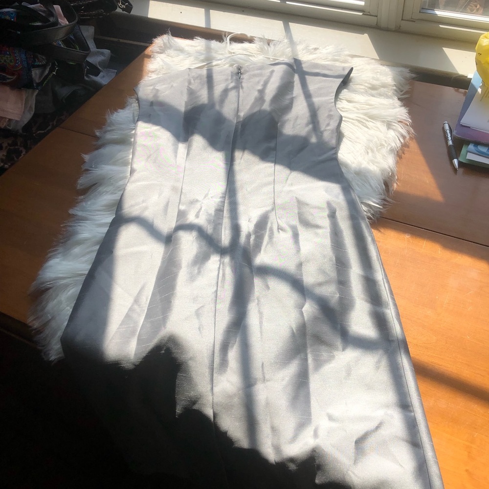 πHost Pickπ NWT Jessica Howard Silver Dress - Picture 7 of 7